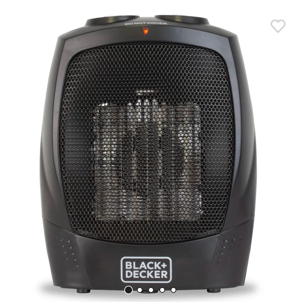 Black & Decker Portable Black Heater